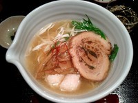 「銀笹塩ラーメン＋半鯛飯」@麺処 銀笹の写真