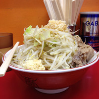 「ラーメン大 800円 (全マシ、ニンニクトリプル)」@モッコリ豚の写真