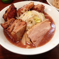 「つけめん野菜ちょい増し￥７５０＋アブリＷ￥３００」@メガガンジャの写真