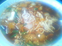 「アリランらあめん（￥７５０）」@八平の食堂の写真