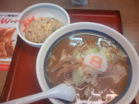 「Bセット（味噌）　808円」@8番らーめん 本店の写真