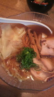 「冷やしワンタン麺900円」@渡なべの写真