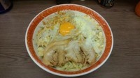 「小ラーメン＋汁なし＋粉チーズ」@ラーメン二郎 横浜関内店の写真