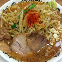 「野郎ラーメン並、麺硬め」@野郎ラーメン 川崎アゼリア店の写真