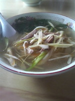 「塩ネギラーメン　５５０円」@萬信ラーメンの写真