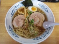 「山崎屋しょう油ラーメン(大盛り) ￥550」@らーめん 山崎屋の写真