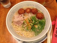 「たこ焼きラーメン」@風神雷神RA-MENの写真