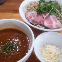 「【7/14～7/16各25食限定】トマトカレーつけ麺」@麺屋 むじゃきの写真