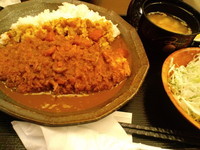 「ロースカツカレーセット　1000円」@とんかつ だるまの写真