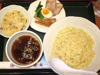 「淡麗つけ麺＋一口炒飯　750円」@らーめん直久 青山店の写真