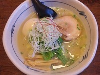 「味玉地鶏白湯ラーメン＋替え玉」@そうげんラーメンの写真