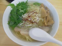 「塩ラーメン＋大盛り」@鶏がら専門店 らーめん昇やの写真