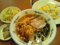 「【ランチサービス】チャーシューチャーハンセット600円」@香建大飯店の写真