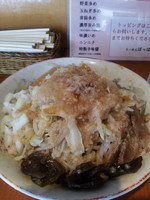 「油めん、背脂多め、特製辛味噌」@らーめん ぽっぽっ屋 水道橋店の写真