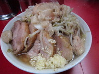 「小豚（ヤサイニンニクアブラ）」@ラーメン二郎 西台駅前店の写真