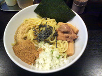 「油そば(730円)+ライス(無料)」@台湾まぜそば・油そば専門 あびすけ 西新宿7丁目店の写真