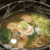 「鴨じぶ蕎麦（８５０円）」@うどん・そば処 中佐中店 空港店の写真