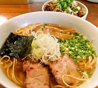 「濃厚魚出汁(塩)＋まかない丼(760円＋230円)」@喜元門 本店の写真