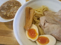 「つけ麺（７００円）＋チャーシュー＋味玉」@麺道 GENTENの写真