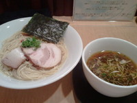 「鶏と煮干しの醤油つけそば」@Japanese Soba Noodles 蔦の写真