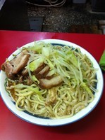 「小らーめん豚入り　600円」@ラーメン二郎 目黒店の写真