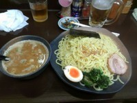 「つけ麺大盛と生ビール」@麺屋 だいすけの写真