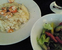 「竹の子と海老のピラフ　８５０円」@カフェ・ア・ラ・ティエンヌの写真