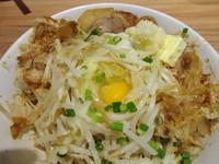 「汁なし（ニンニク）」@モトミヤの写真