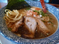 「豚そばSTO(並)＋味玉」@得道の写真