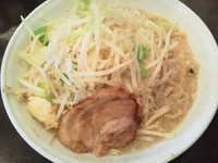 「もやしそば・塩（中盛・ニンニクヤサイ）￥700円」@つけそば中華そば 山ねこの写真