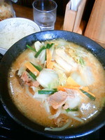 「野菜味噌ラーメン」@北海道らぁめん 伝丸 環七平和島店の写真