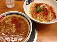 「辛つけ麺大盛あつもり(880円)」@濃厚豚骨魚介つけ麺 風雲丸 立町店の写真