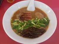 「豚玉そば＋替玉2回　800＋200＝1000円」@笑堂の写真