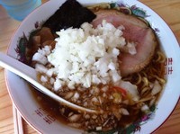 「ラーメン（タマネギ増し）」@らーめん おゆうの写真