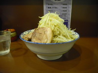「大らーめん野菜マシ」@らーめん陸の写真
