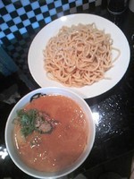「コンデンス煮干つけ麺（特別提供）通常８００円」@666の写真