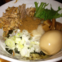 「油そば¥700+味染卵¥100+白飯¥50」@ら〜めん台風。の写真