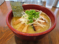 「チャーシュー鶏白そば(白) ８８０円」@麺屋たつみ 喜心 狭山店の写真