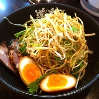 「ネギ辛混ぜそば（￥750）」@ラーメン道楽 鮫洲本店の写真