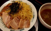 「和風つけ麺（大盛）」@ラーメン 日高 大宮西口店の写真