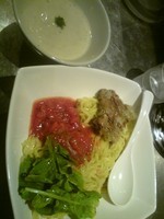 「ひやしベジポタつけめん」@焼麺 劔の写真