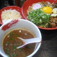 「肉玉つけ麺（ライス付）」@肉玉そば おとど 亀有店の写真