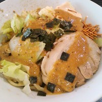 「【冷】　冷しまぜそば」@ジャンクガレッジ 甲府昭和店の写真