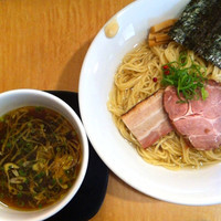 「鶏と煮干の醤油つけそば」@Japanese Soba Noodles 蔦の写真