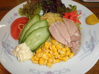 「冷やし中華　７５０円」@こだわりの味 らーめん餃子 一番軒の写真