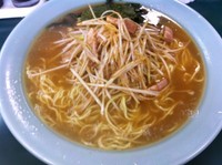 「ネギラーメン（大盛り８５０円）」@ラーメンショップ 花輪店の写真