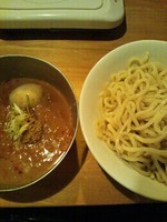 「濃厚ゴマ坦々つけ麺（味玉トッピング）」@つけ麺・ラーメン 五十五番の写真