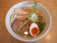 「軍鶏塩そば+ﾁｬｰｼｭｰ」@麺や 蒼 AOIの写真