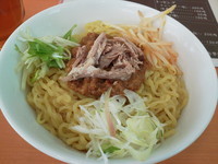 「油そば・みそ（Ｗ盛り）　サービス券：￥１００－引き」@油そば専門店 麺屋幸介の写真