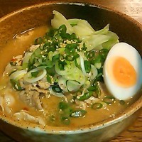 「【冷】　冷やし辛味噌」@拉麺酒房 熊人の写真